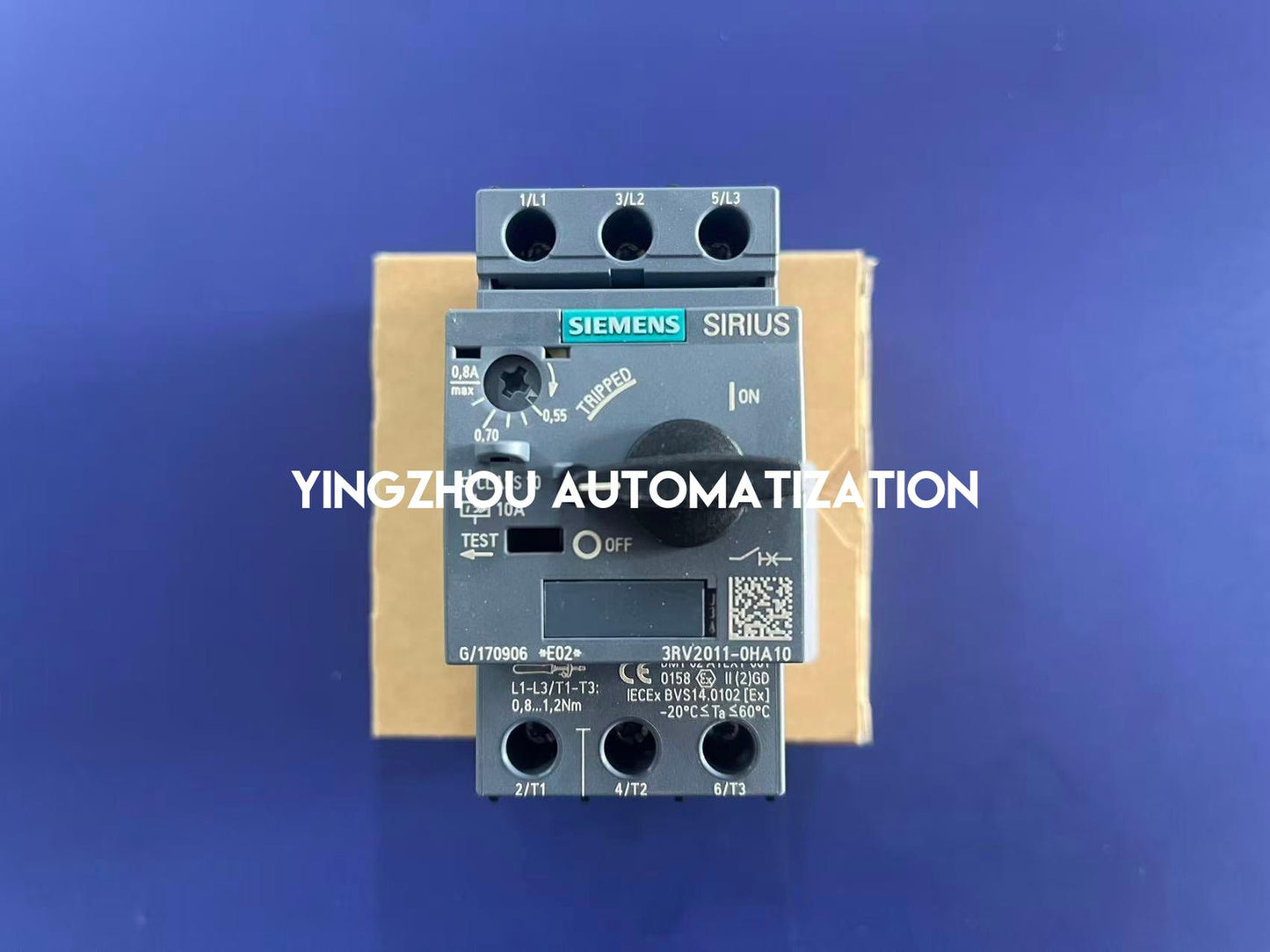 Siemens 3RV2011-0HA10 SIRIUS Motor Starter Circuit Breaker | 2.8 - 4.0A | Size S00 | Brand New Original-YingZhou Automatization