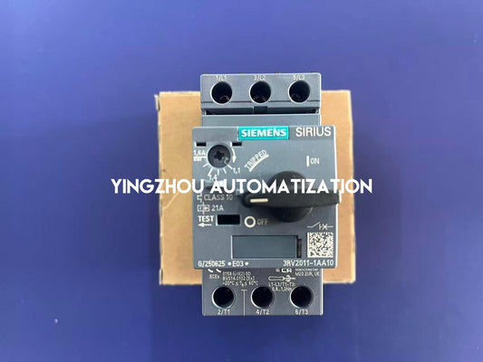 Siemens 3RV2011-1AA10 SIRIUS Motor Starter Protector | 1.1A - 1.6A | Size S00 | Class 10-YingZhou Automatization