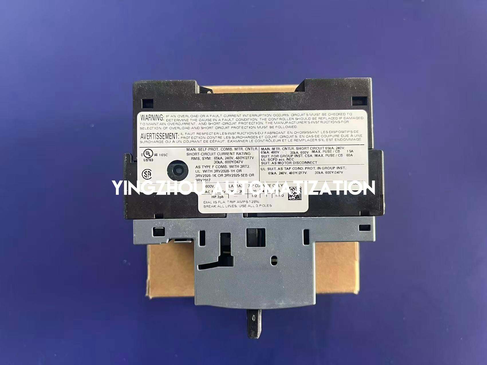 Siemens 3RV2011-1BA10 SIRIUS Motor Starter Circuit Breaker | 1.4 - 2.0A | Size S00 | Brand New Original-YingZhou Automatization