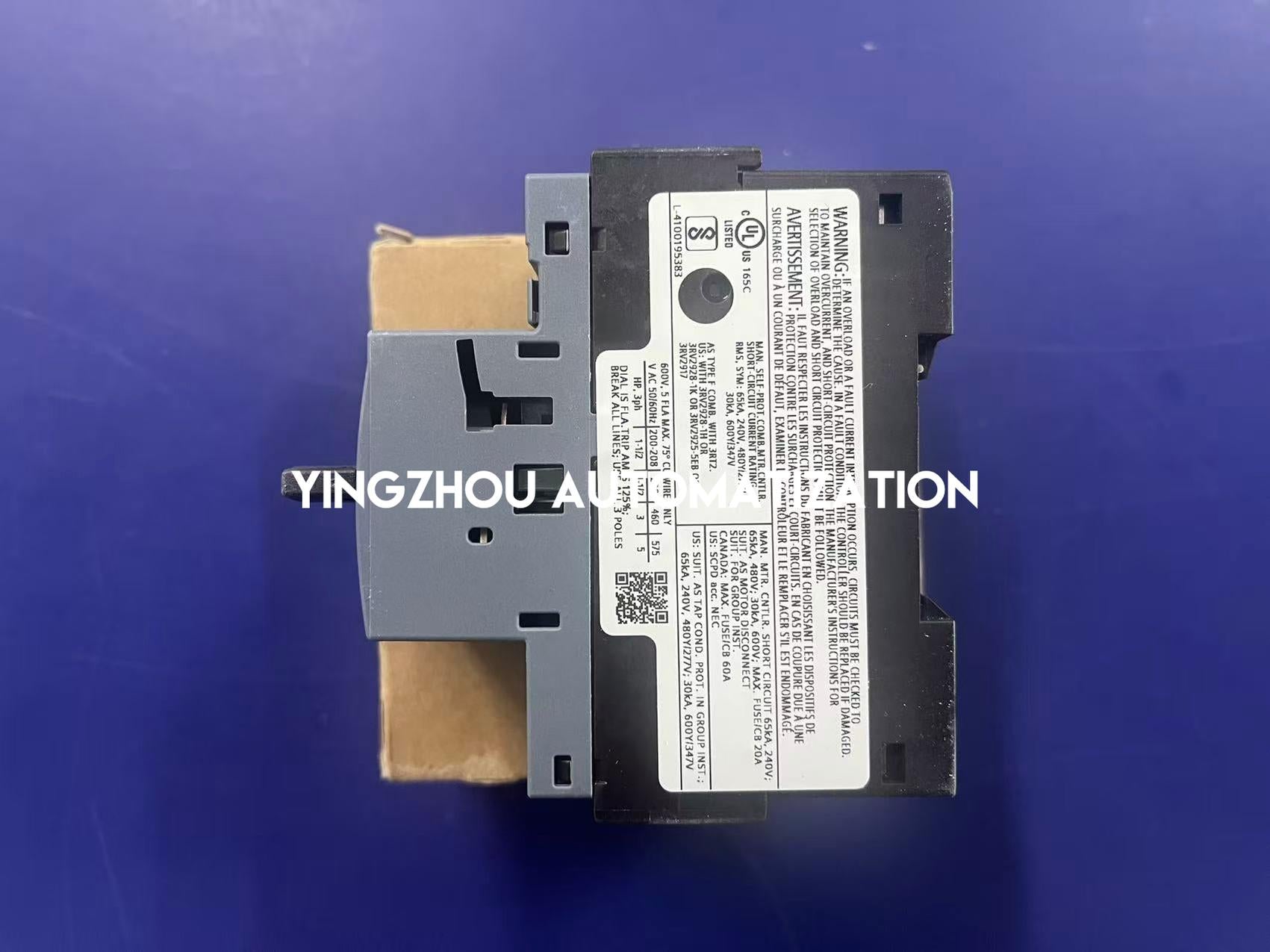 Siemens 3RV2011-1FA10 Circuit Breaker | SIRIUS 3RV2 Motor Starter Protector Size S00 | Brand New Original-YingZhou Automatization