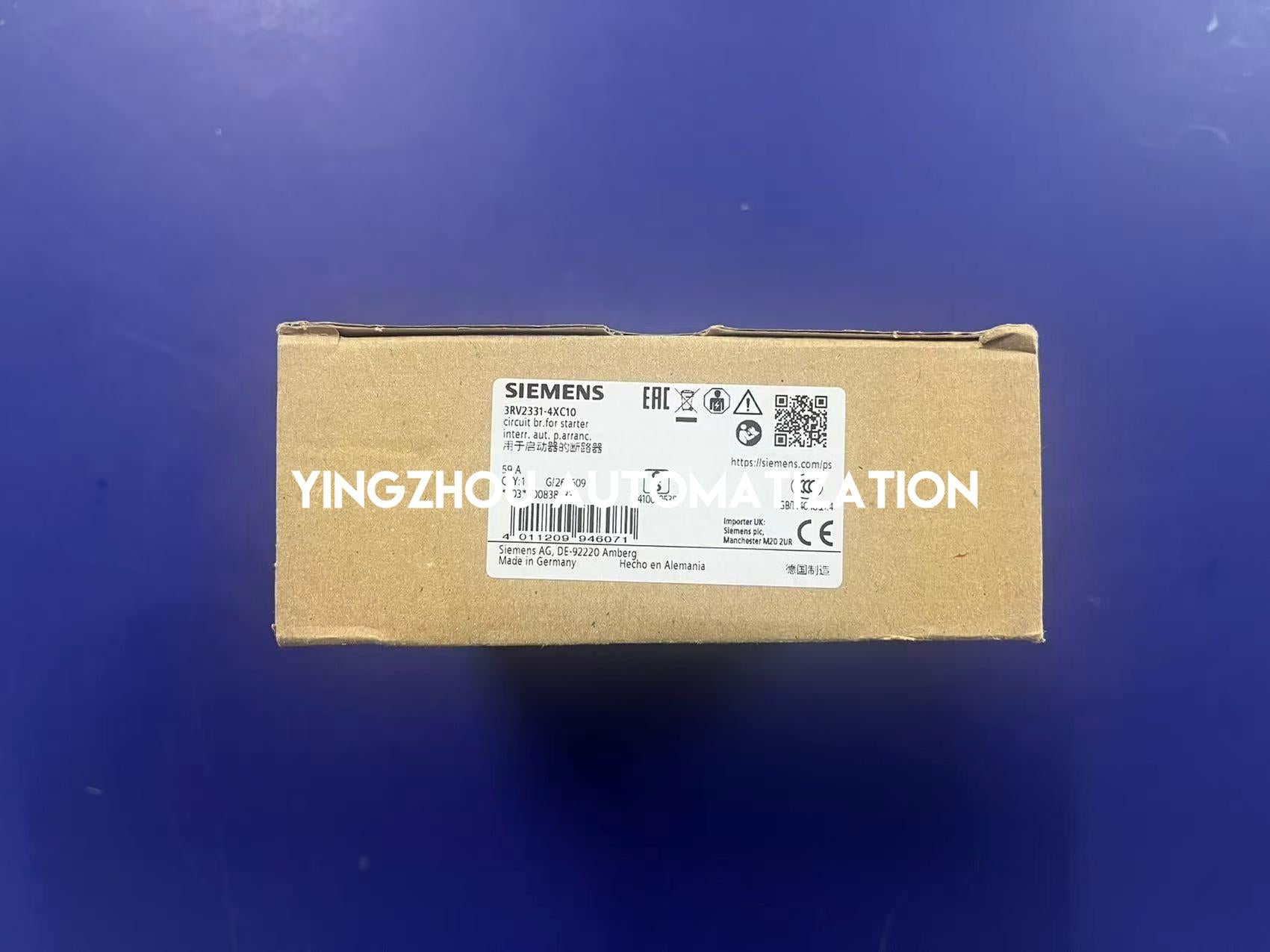 Siemens 3RV2331-4XC10 Circuit Breaker | SIRIUS 3RV2 Motor Starter Protector 3-Pole | Brand New Original-YingZhou Automatization