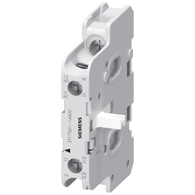 Siemens 3TY7561-1AA00 Auxiliary Contact Block | 1 NO + 1 NC | Side Mount | For 3TF4/3TF5/3TF6-YingZhou Automatization