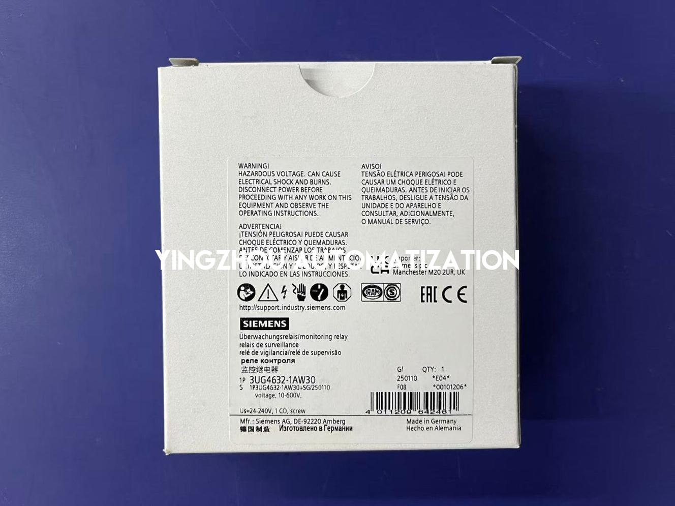 Siemens 3UG4632-1AW30 SIRIUS Monitoring Relay | Voltage Monitoring 24-240V AC/DC | Brand New Original-YingZhou Automatization
