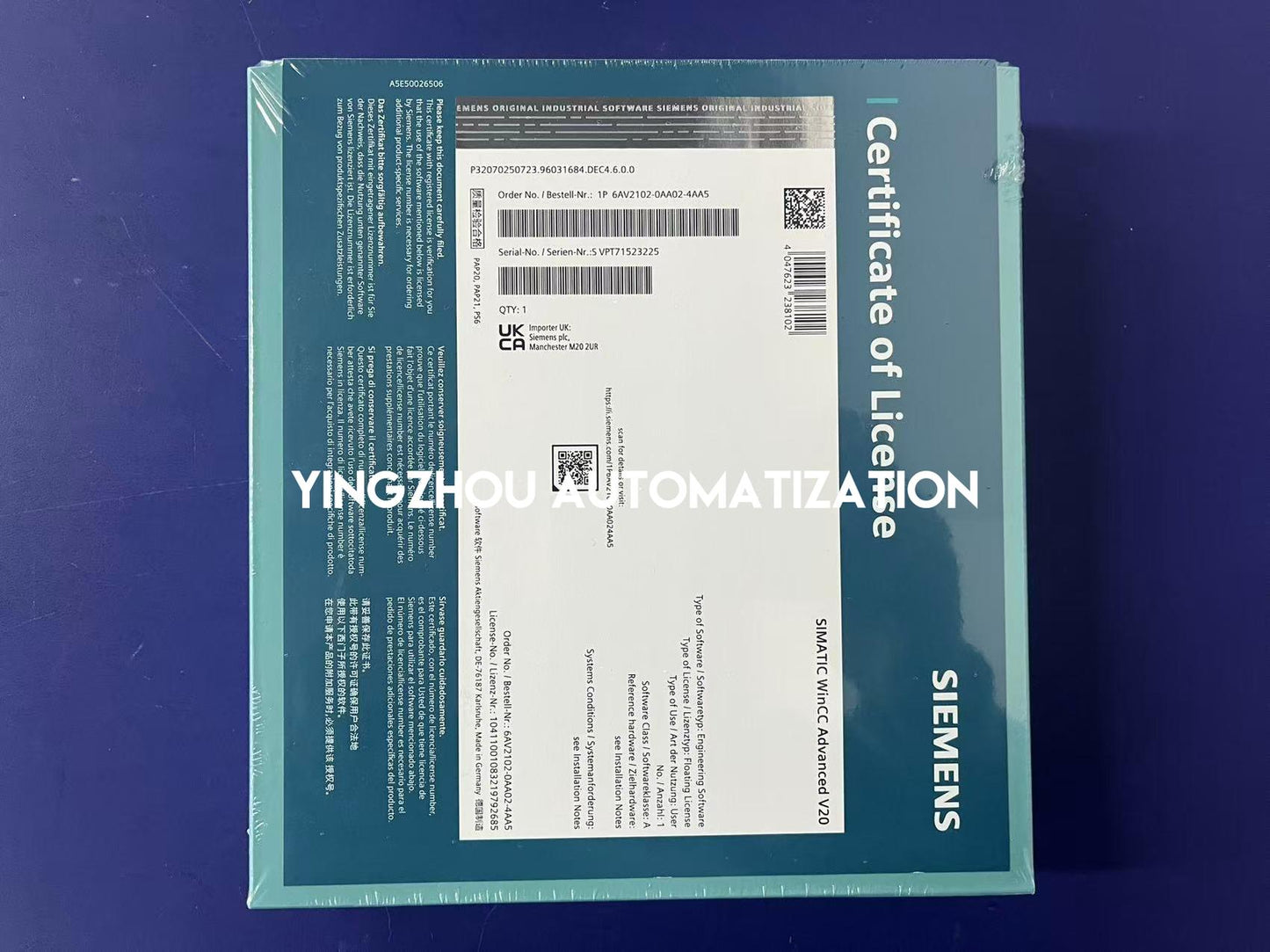 Siemens 6AV2102-0AA02-4AA5 SIMATIC WinCC Unified Comfort Panel | 15" HMI Touch Display | Brand New Original-YingZhou Automatization