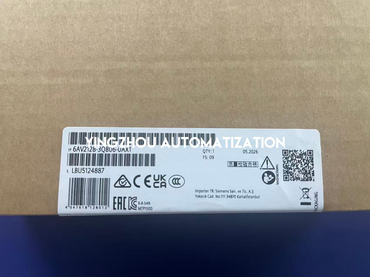 Siemens 6AV2128-3QB06-0AX1 MTP1500 Unified Comfort HMI 15.6"-YingZhou Automatization