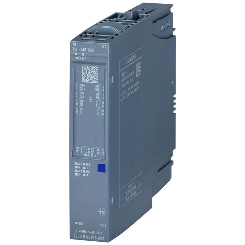 Siemens 6DL1135-6UD00-0PK0 SIMATIC ET 200SP HA Analog Output Module AQ 8xI HART HF | Brand New Original-YingZhou Automatization