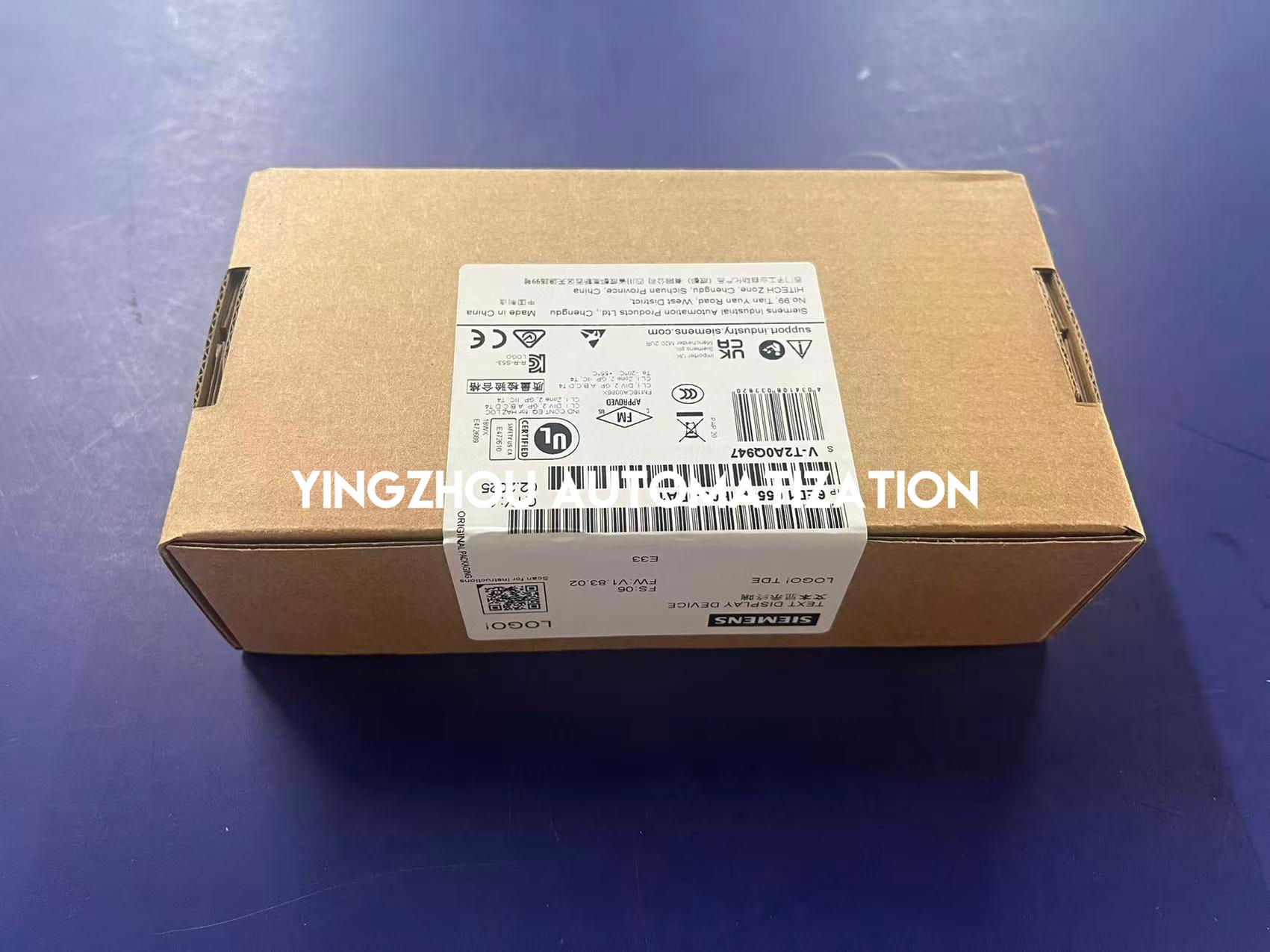 Siemens 6ED1055-4MH08-0BA1 LOGO! TDE Text Display | 6-Line Operator Panel | Ethernet | Brand New Original-YingZhou Automatization