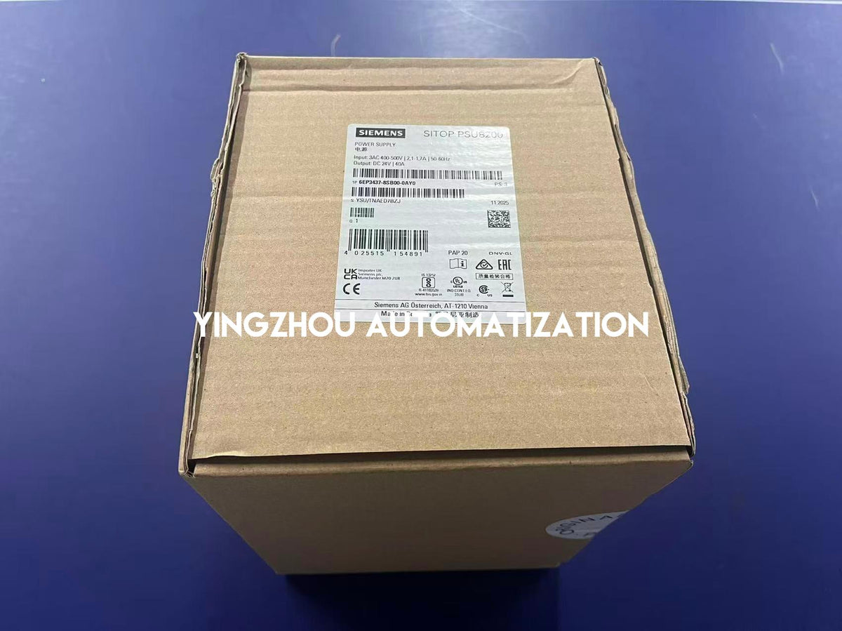 Siemens 6EP3437-8SB00-0AY0 SITOP PSU8200 24V 40A Power Supply-YingZhou Automatization
