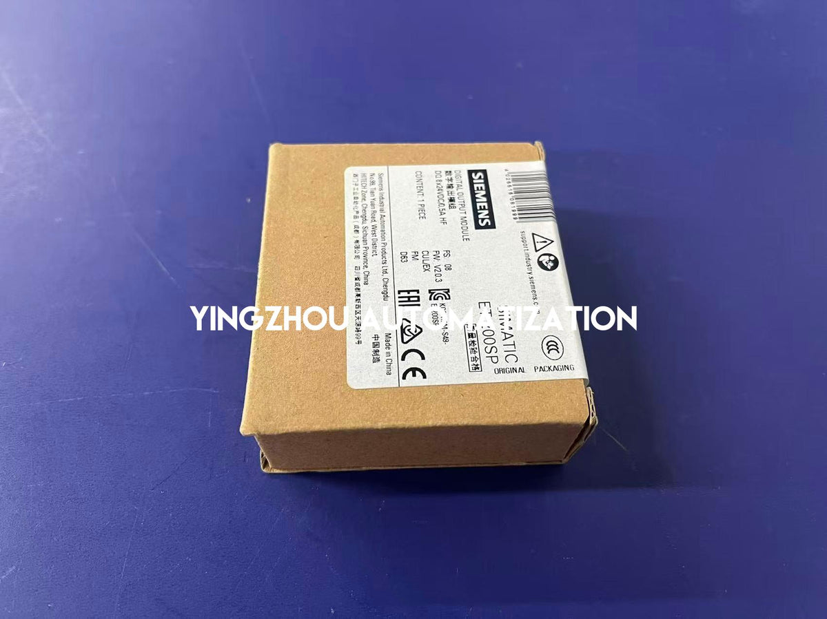Siemens 6ES7132-6BF00-0CA0 ET 200SP 8DO 24VDC 0.5A HF Digital Output Module-YingZhou Automatization
