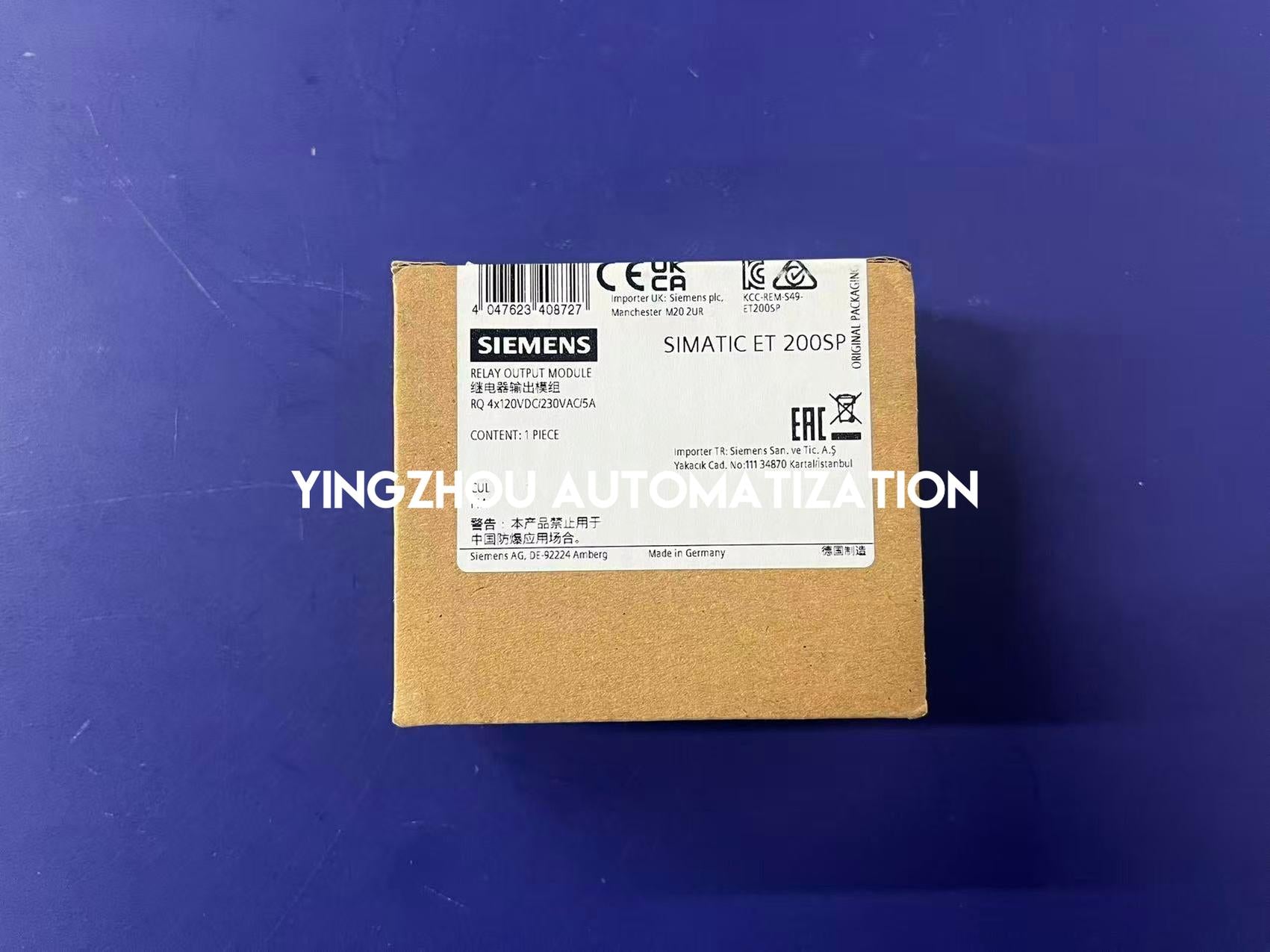Siemens 6ES7132-6HD01-0BB1 SIMATIC ET 200SP Digital Output Module | DQ 4x24VDC/2A HF | Brand New Original-YingZhou Automatization