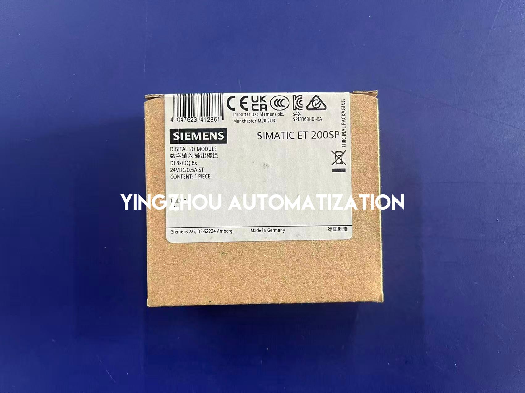 Siemens 6ES7133-6BH00-0BA0 SIMATIC ET 200SP Digital I/O Module | DI/DQ 4x24VDC/0.5A ST | Brand New Original-YingZhou Automatization
