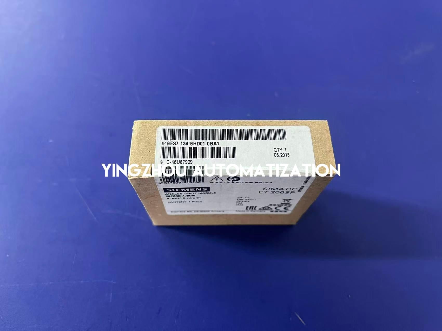 Siemens 6ES7134-6HD01-0BA1 SIMATIC ET 200SP Analog Input Module | AI 4xI 2-wire 24V HART HF | Brand New Original-YingZhou Automatization