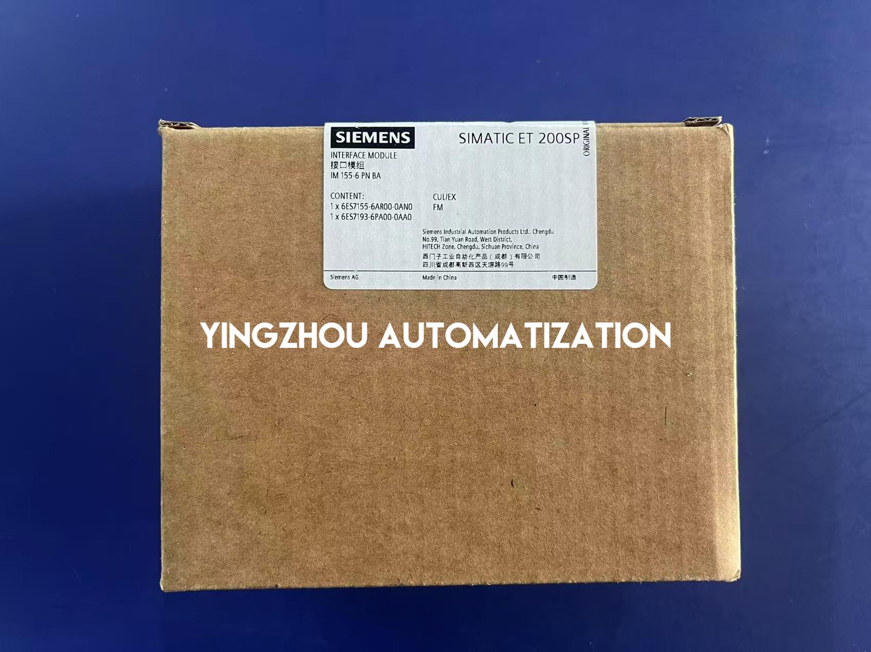 Siemens 6ES7155-6AR00-0AN0 SIMATIC ET 200SP Interface Module | IM 155-6 PN ST | Brand New Original-YingZhou Automatization