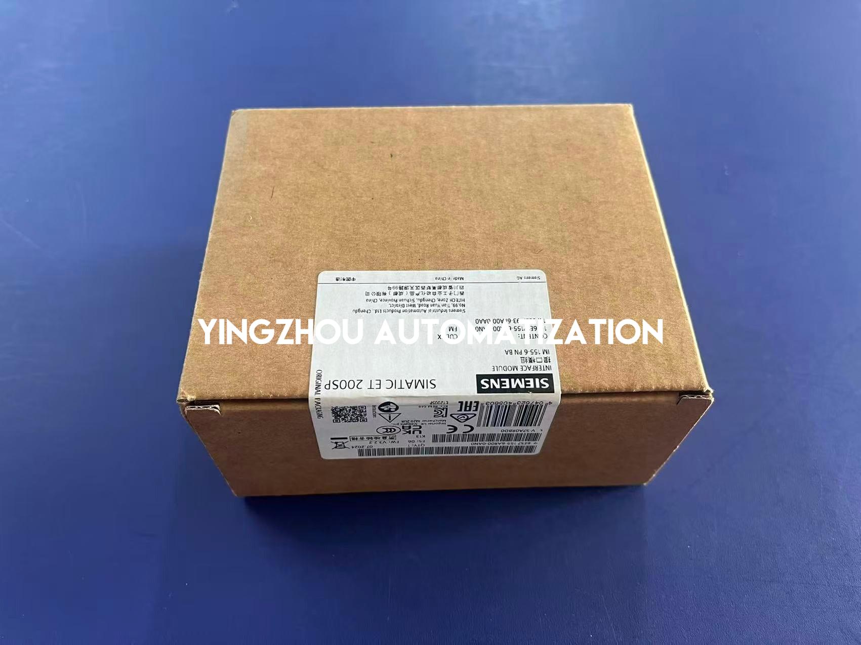Siemens 6ES7155-6AR00-0AN0 SIMATIC ET 200SP Interface Module | IM 155-6 PN ST | Brand New Original-YingZhou Automatization