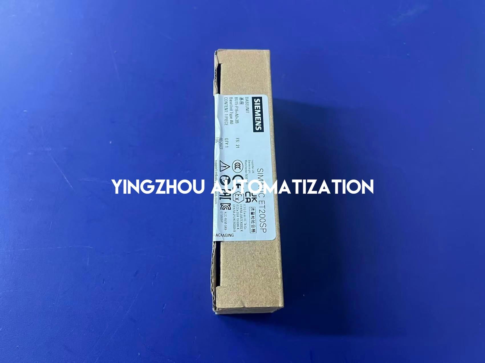 Siemens 6ES7193-6BP00-0BA0 SIMATIC ET 200SP BaseUnit BU15-P16+B0+2B | Brand New Original-YingZhou Automatization
