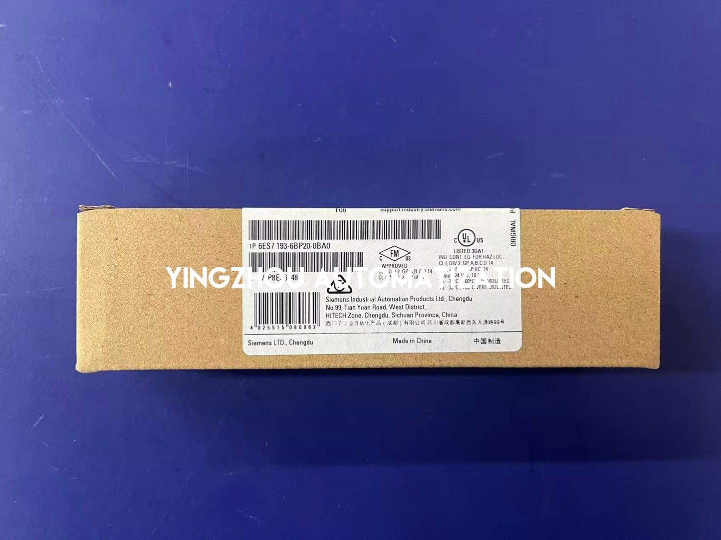 Siemens 6ES7193-6BP20-0BA0 SIMATIC ET 200SP BaseUnit BU type A0 | Brand New Original-YingZhou Automatization