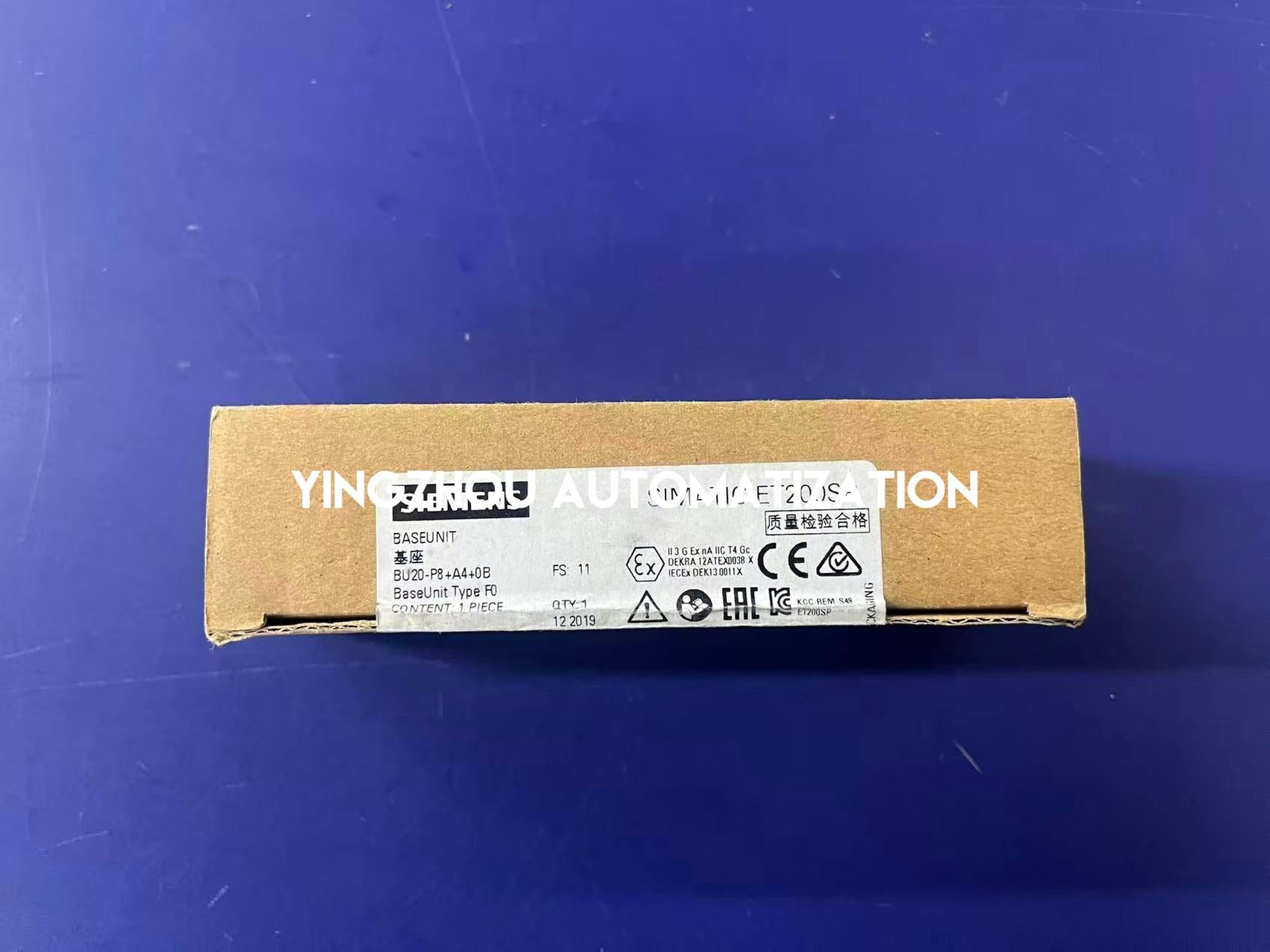 Siemens 6ES7193-6BP20-0BF0 SIMATIC ET 200SP BaseUnit BU type U0 | Brand New Original-YingZhou Automatization