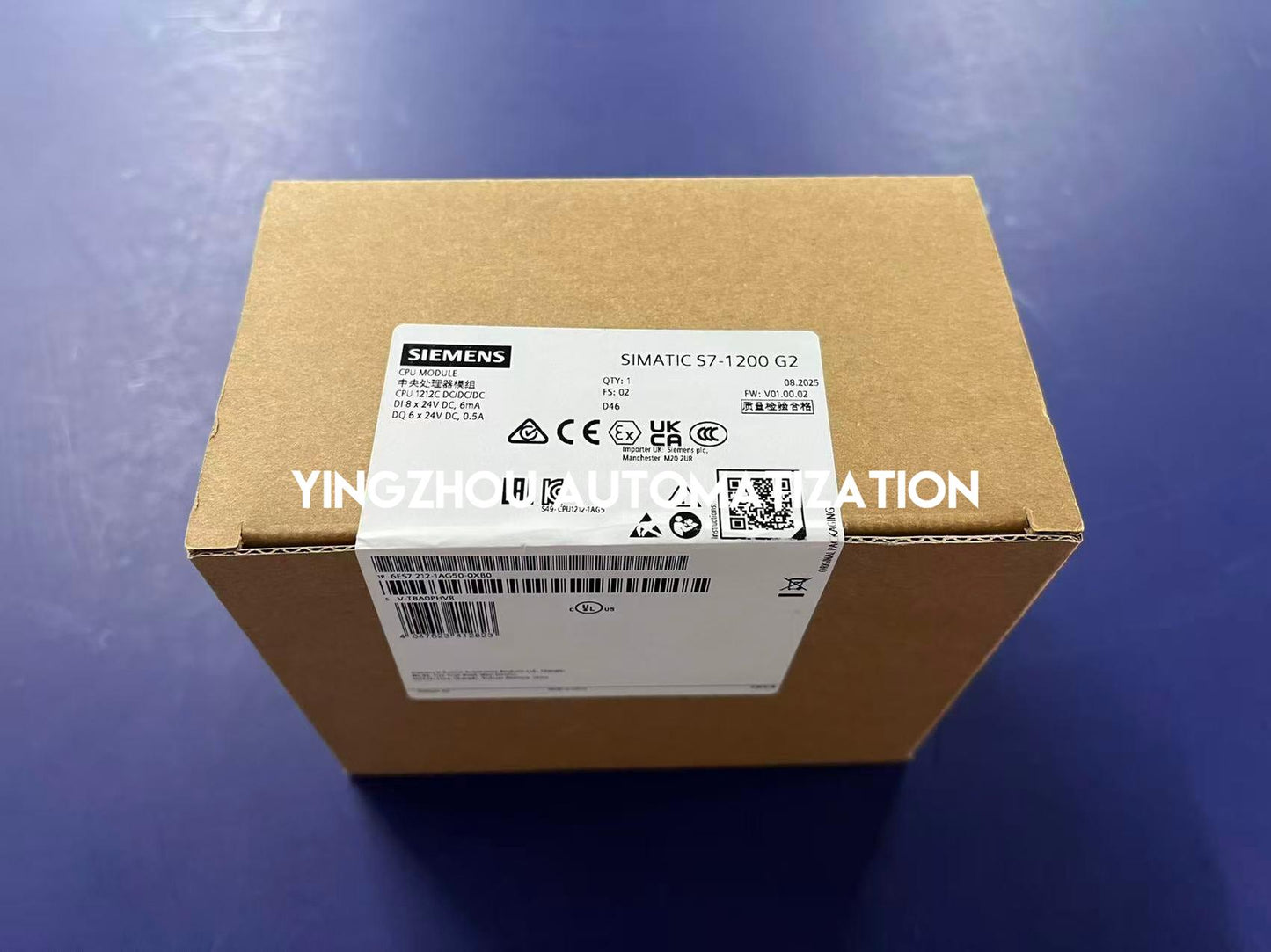 Siemens 6ES7212-1AG50-0XB0 SIMATIC S7-1200 CPU 1212C Compact PLC | DC/DC/DC | Brand New Original-YingZhou Automatization