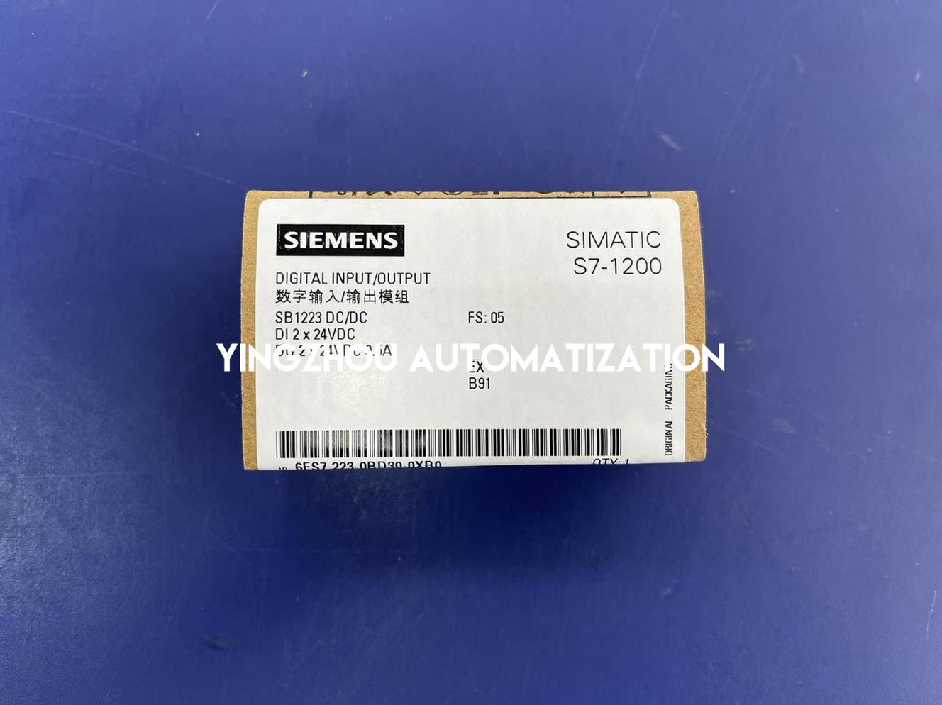 Siemens 6ES7223-0BD30-0XB0 SIMATIC S7-1200 SM 1223 Digital Signal Module | 2 DI / 2 DO (Relay) | Brand New Original-YingZhou Automatization