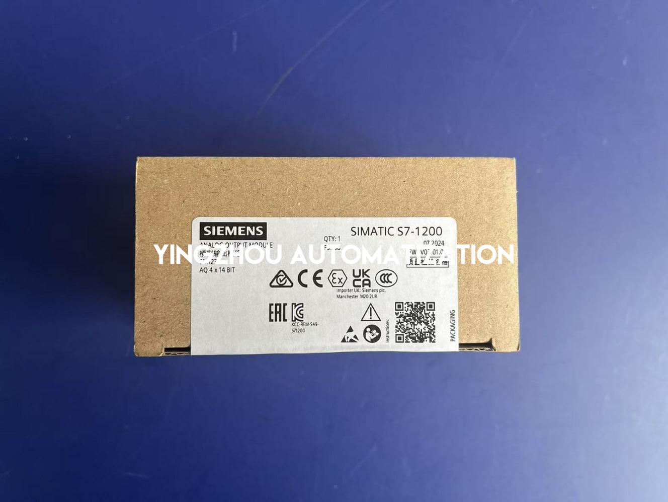 Siemens 6ES7232-4HD32-0XB0 SIMATIC S7-1200 SM 1232 Analog Output Module | 2 AO | Brand New Original-YingZhou Automatization