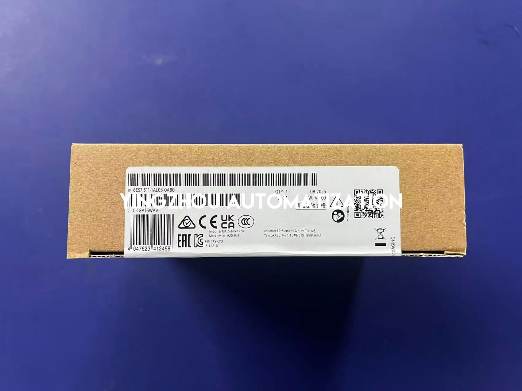 Siemens 6ES7511-1AL03-0AB0 SIMATIC S7-1500 CPU 1511-1 PN Central Processing Unit | Brand New Original-YingZhou Automatization