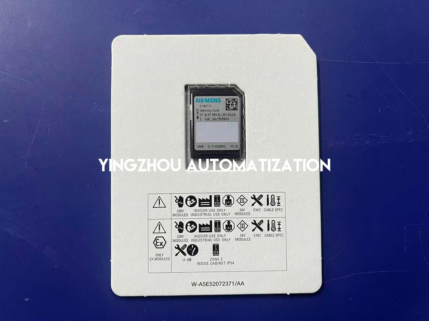 Siemens 6ES7954-8LE04-0AA0 Simatic S7 Memory Card | 12 MB | For S7-1200/1500 CPUs-YingZhou Automatization