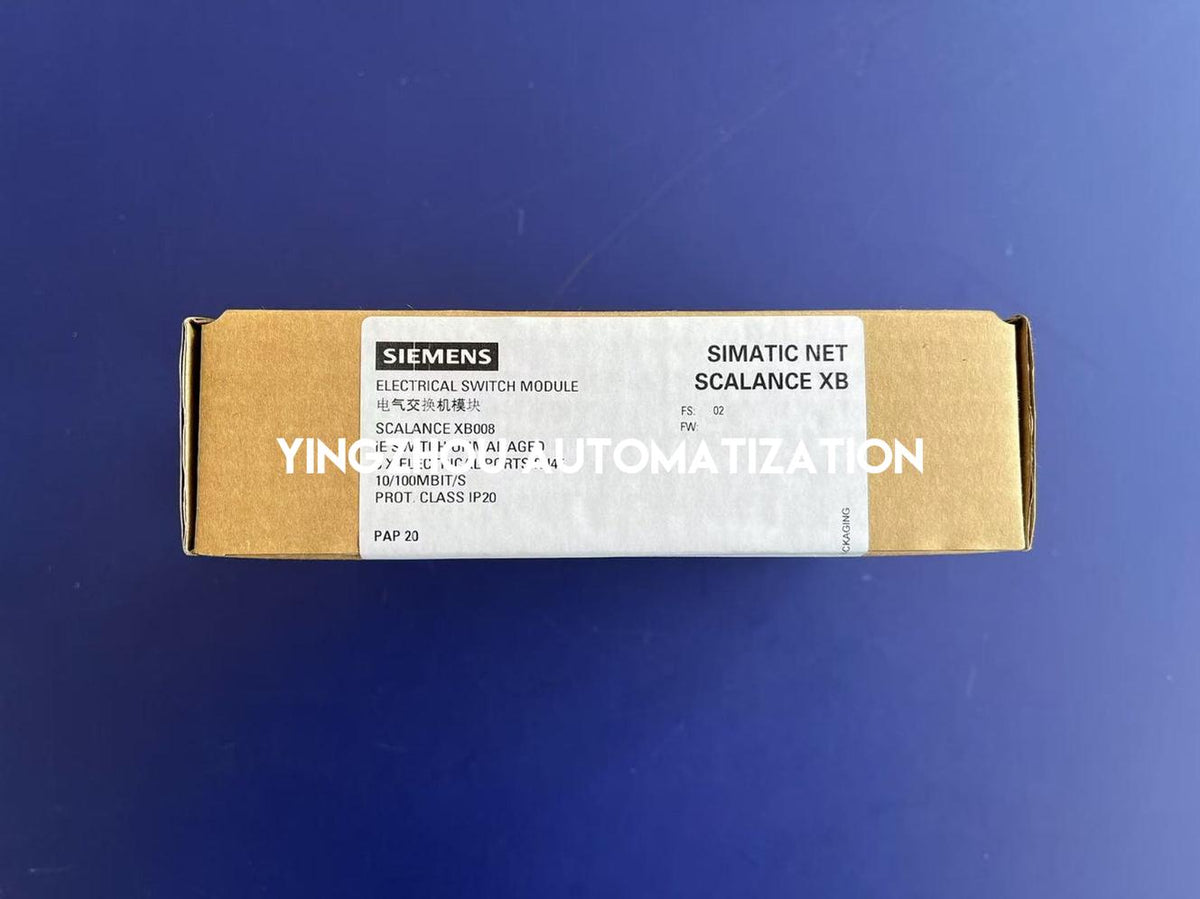Siemens 6GK5008-0BA10-1AB2 SCALANCE XB008 Ethernet Switch-YingZhou Automatization