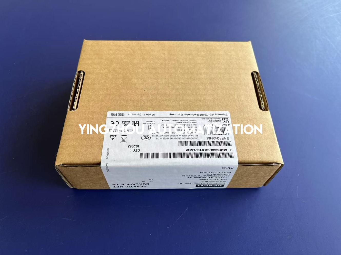 Siemens 6GK5008-0BA10-1AB2 SCALANCE XB008 Unmanaged Industrial Ethernet Switch | 8 RJ45 Ports | Brand New Original-YingZhou Automatization