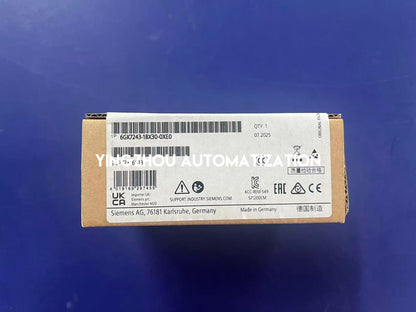 Siemens 6GK7243-1BX30-0XE0 SIMATIC CP 1243-1 Communications Processor | Industrial Ethernet | Brand New Original-YingZhou Automatization
