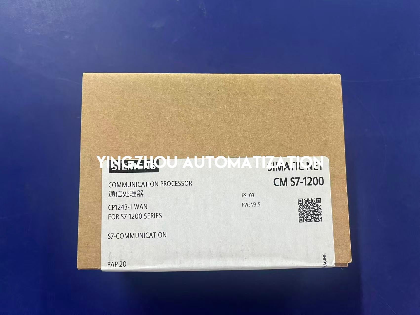 Siemens 6GK7243-1BX30-0XE0 SIMATIC CP 1243-1 Communications Processor | Industrial Ethernet | Brand New Original-YingZhou Automatization