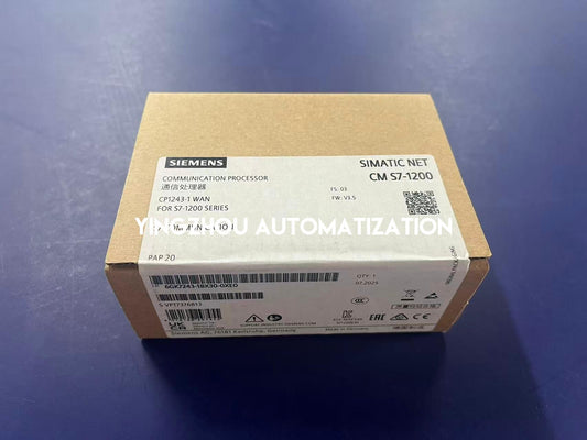 Siemens 6GK7243-1BX30-0XE0 SIMATIC CP 1243-1 Communications Processor | Industrial Ethernet | Brand New Original-YingZhou Automatization