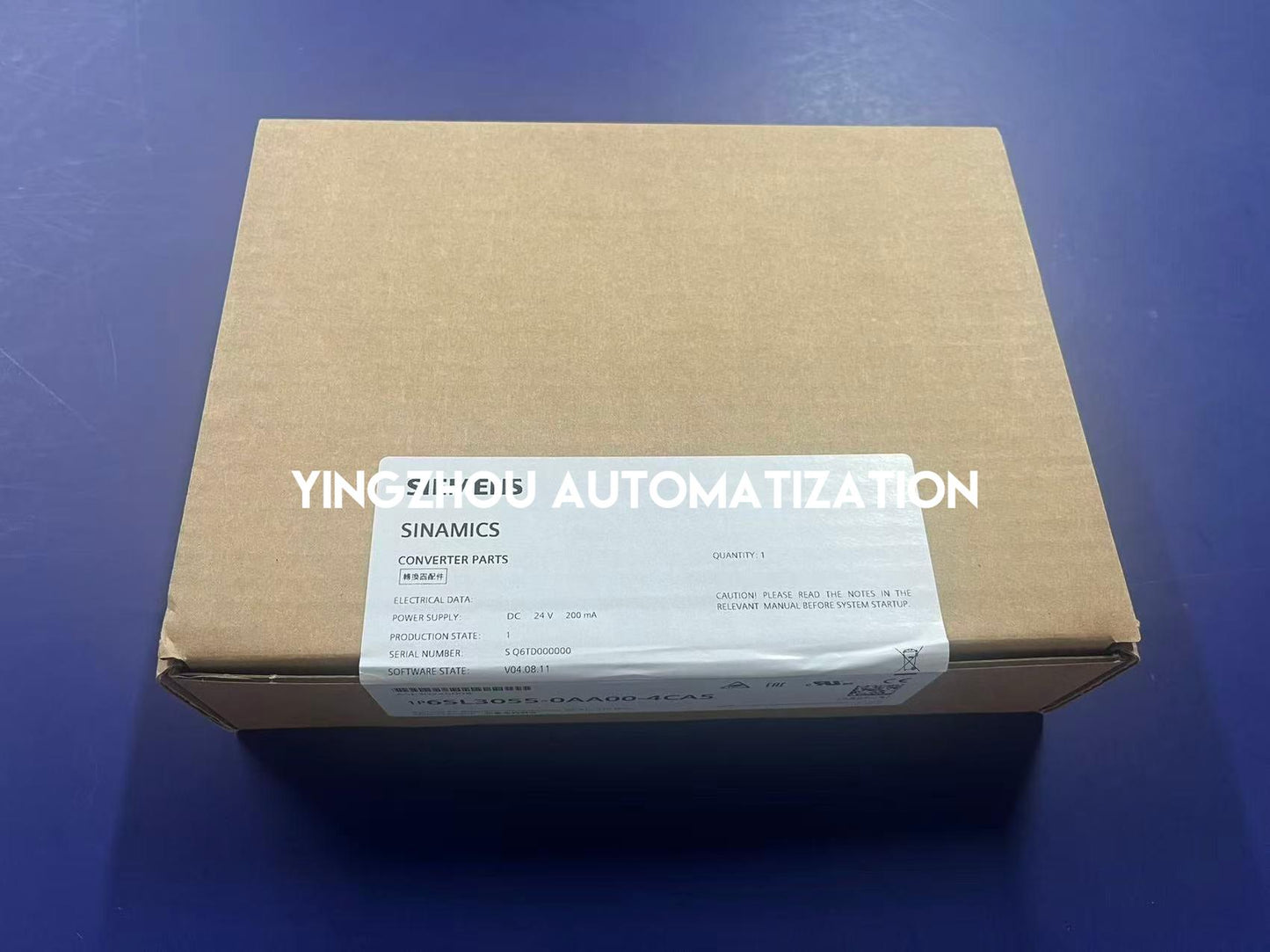 Siemens 6SL3055-0AA00-4CA5 Control Unit Adapter | SINAMICS S120 Series | CBE20 Communication Board | Brand New Original-YingZhou Automatization
