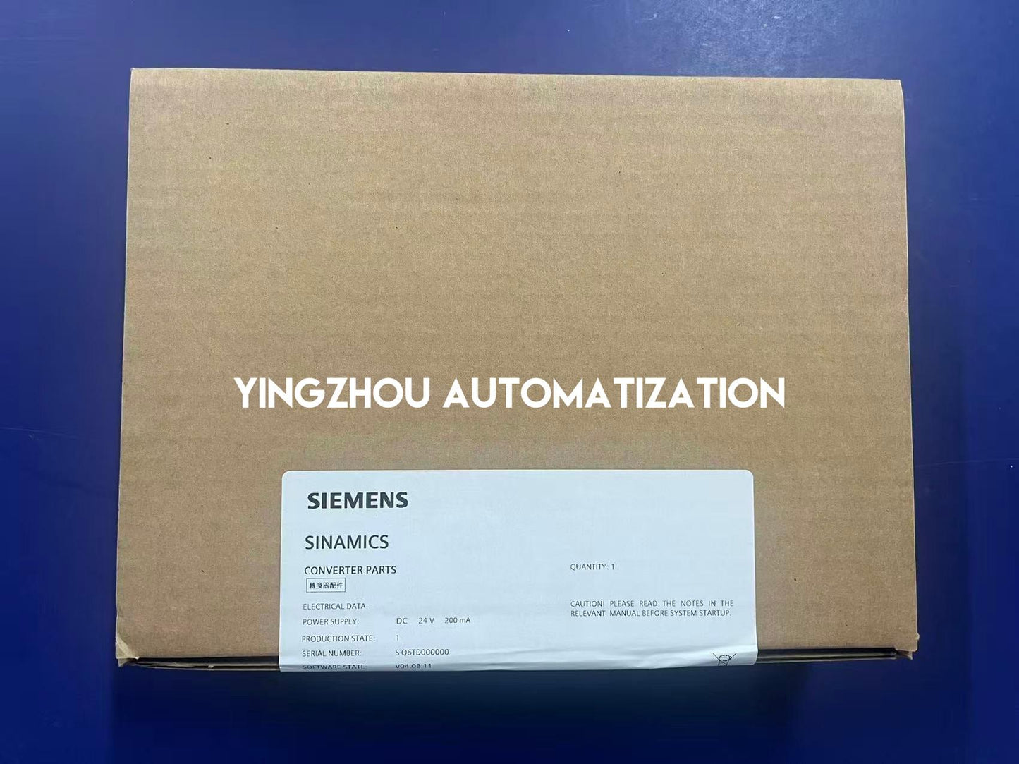 Siemens 6SL3055-0AA00-4CA5 Control Unit Adapter | SINAMICS S120 Series | CBE20 Communication Board | Brand New Original-YingZhou Automatization