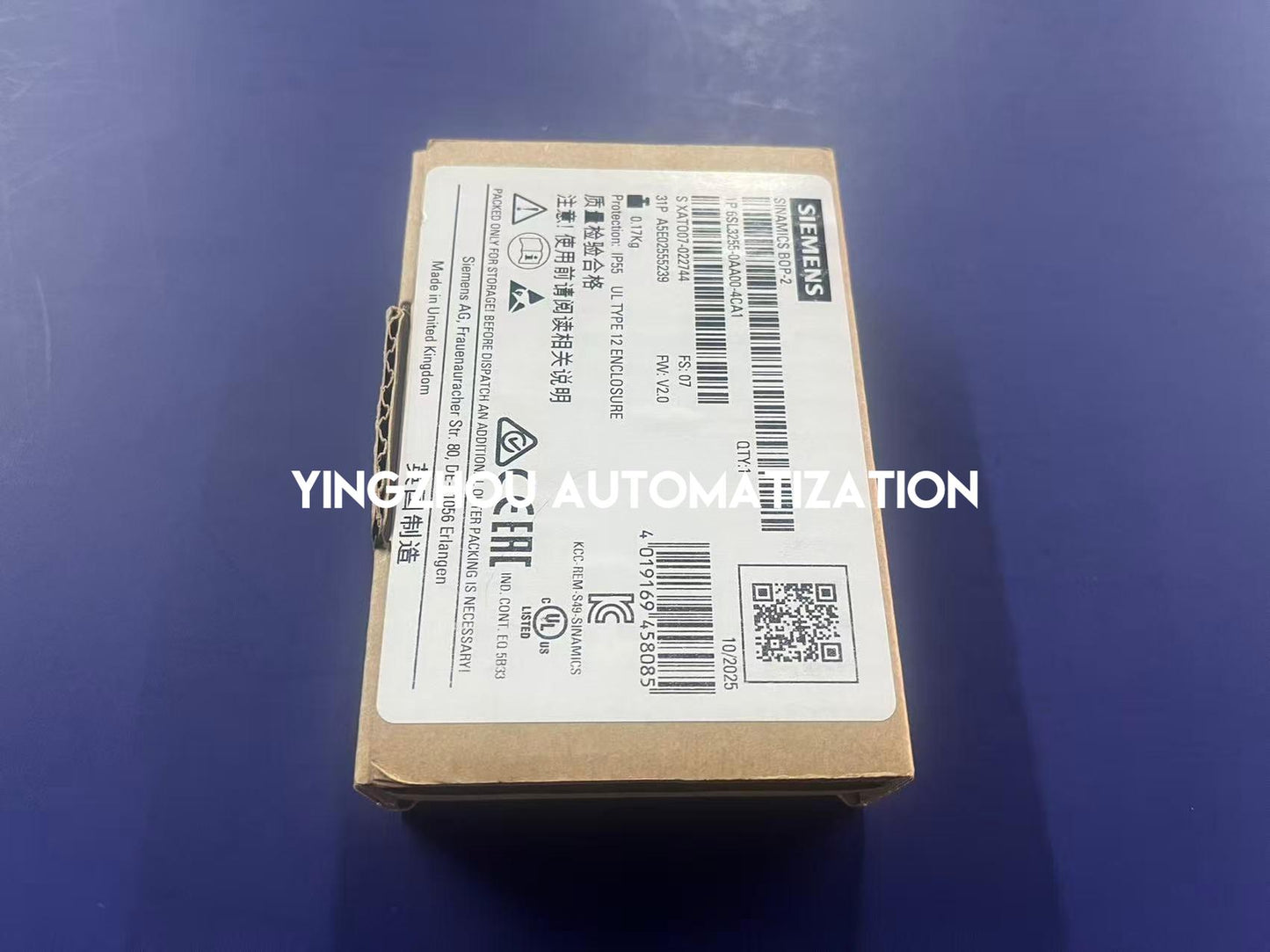 Siemens 6SL3255-0AA00-4CA1 IOP-2 Intelligent Operator Panel | Display & Commissioning Unit | Brand New Original-YingZhou Automatization