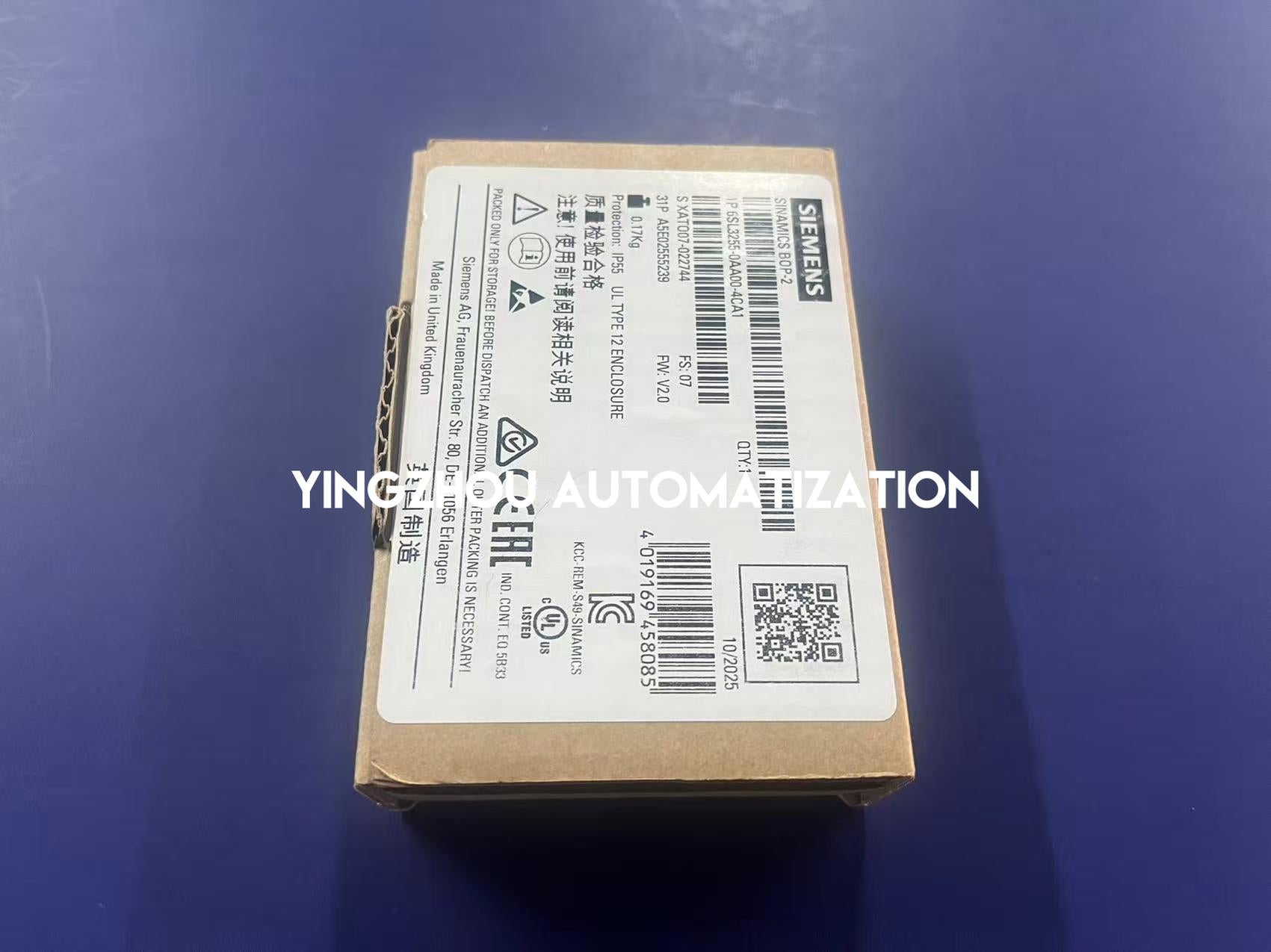 Siemens 6SL3255-0AA00-4CA1 IOP-2 Intelligent Operator Panel | Display & Commissioning Unit | Brand New Original-YingZhou Automatization