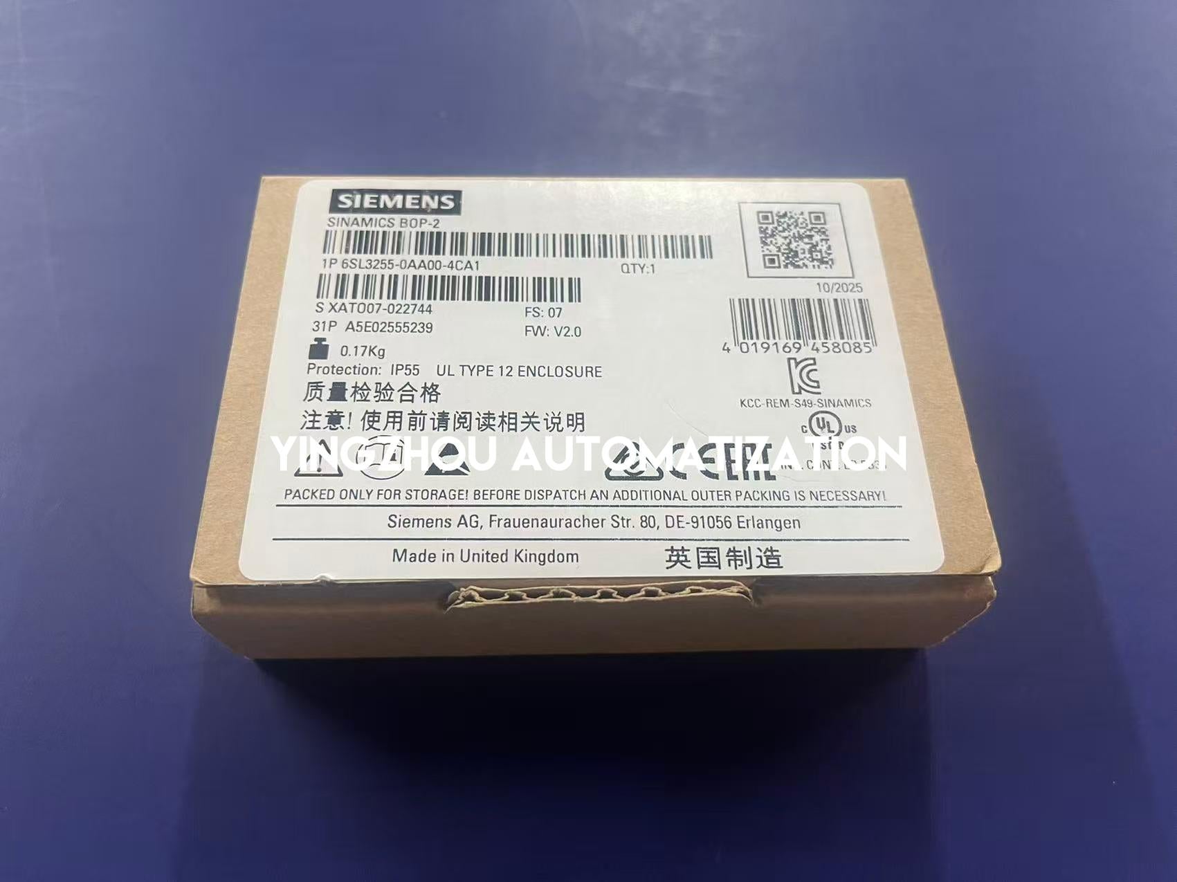 Siemens 6SL3255-0AA00-4CA1 IOP-2 Intelligent Operator Panel | Display & Commissioning Unit | Brand New Original-YingZhou Automatization