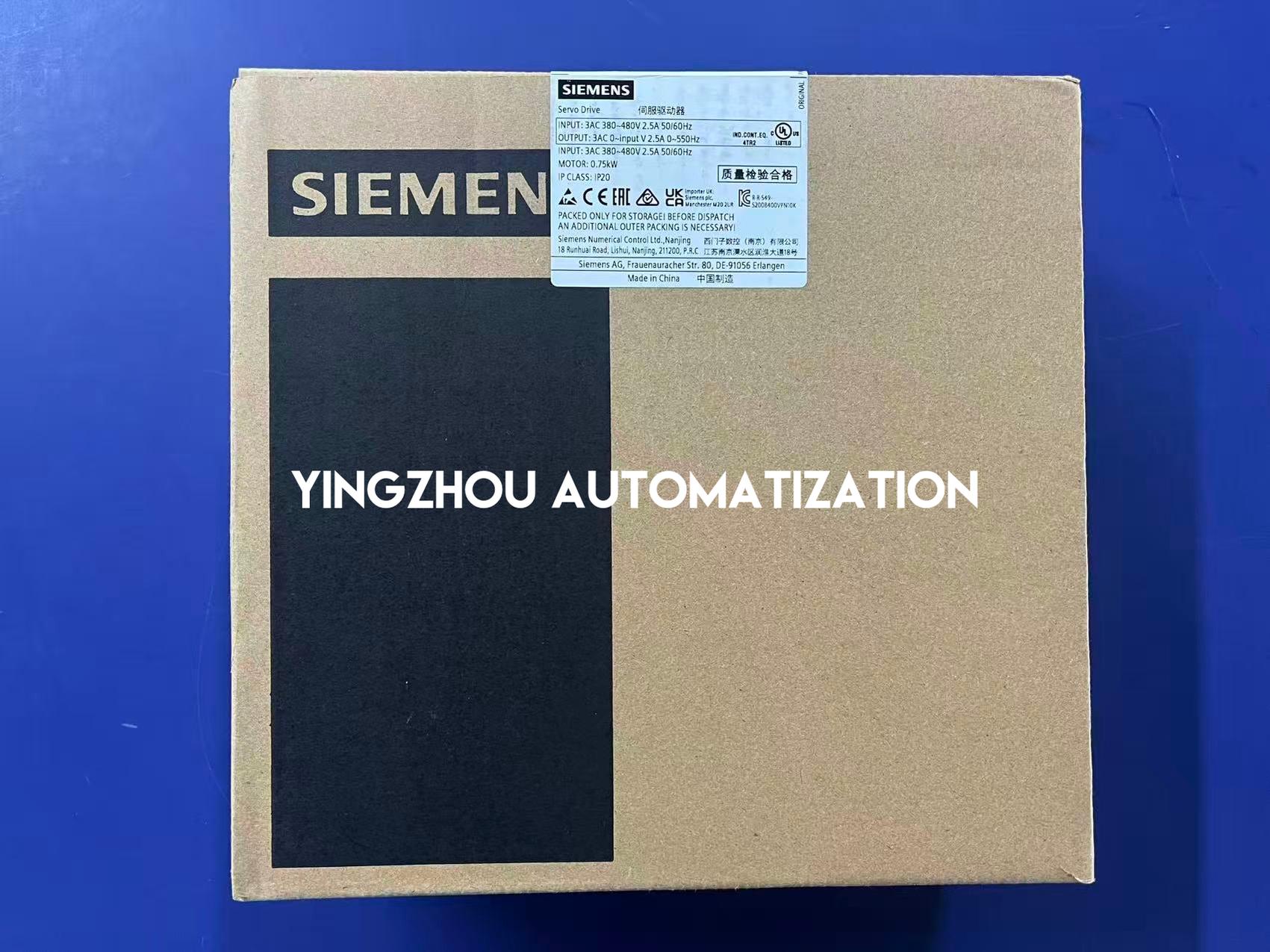 Siemens 6SL5510-1BE10-8AF0 SINAMICS Power Module | PM240-2 | 0.75 kW | 380-480V | Brand New Original-YingZhou Automatization