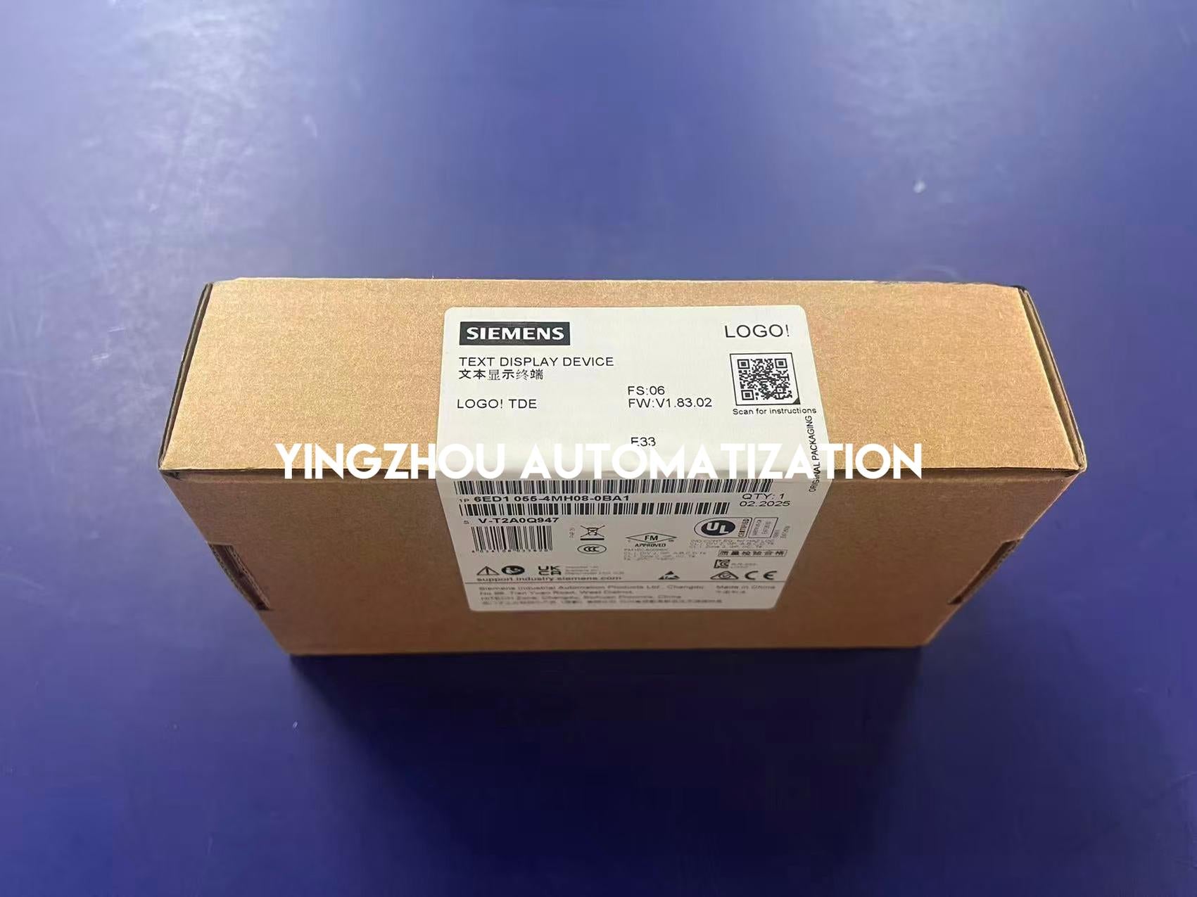 Siemens LOGO! TDE Text Display | 6-Line Screen, 2 Ethernet Ports, for LOGO! 8-YingZhou Automatization