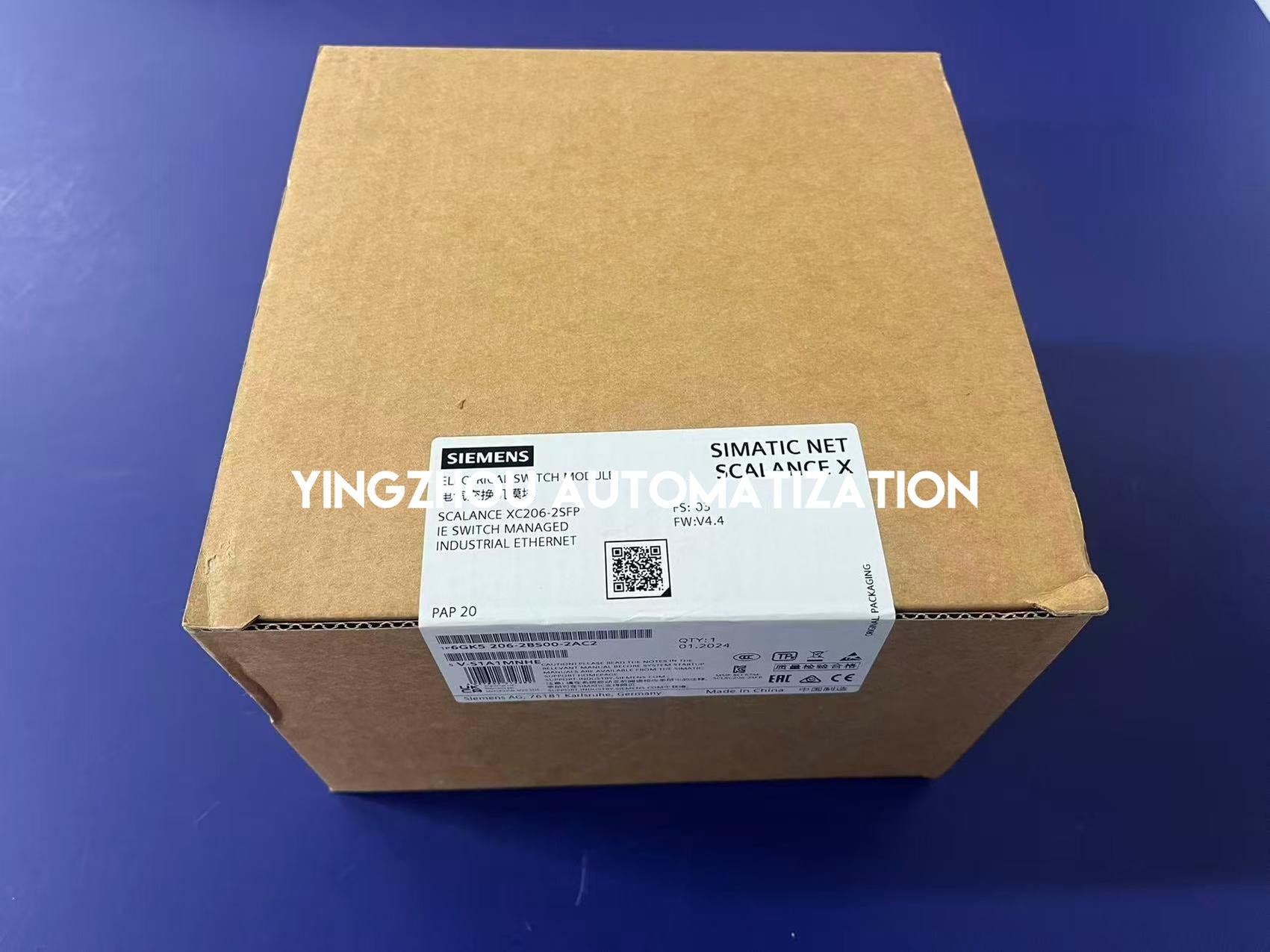 Siemens SCALANCE XC206-2SFP Managed Switch | 6 RJ45 Ports, 2 SFP Slots | 6GK5206-2BS00-2AC2-YingZhou Automatization