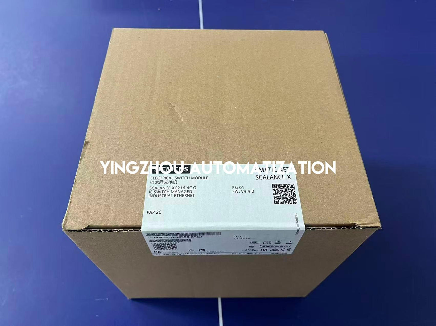 Siemens SCALANCE XC216-4GS Managed Switch | 12 RJ45 ports, 4 SFP Slots | Gigabit | 6GK5216-4GS00-2AC2-YingZhou Automatization