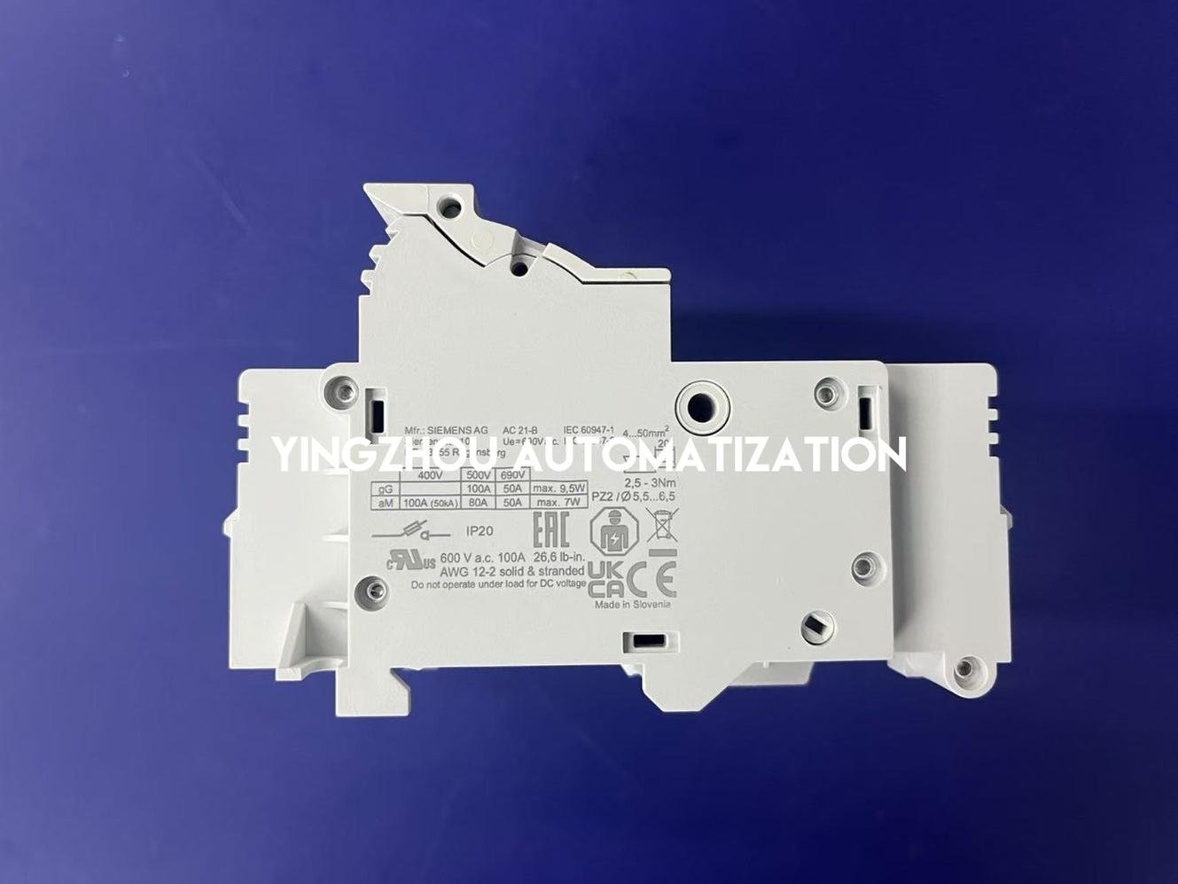 Siemens SENTRON 3-Pole Cylindrical Fuse Holder | $14 \times 51$ mm | 50A, 690V | 3NW7231-YingZhou Automatization