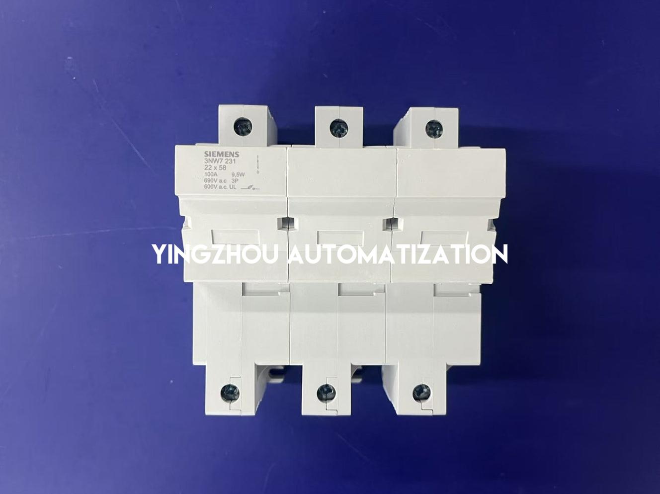 Siemens SENTRON 3-Pole Cylindrical Fuse Holder | $14 \times 51$ mm | 50A, 690V | 3NW7231-YingZhou Automatization