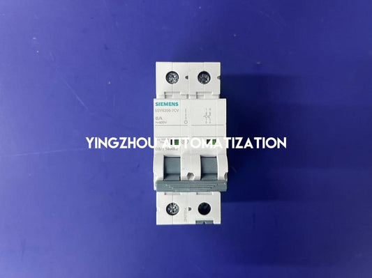 Siemens SENTRON Miniature Circuit Breaker | 2-Pole, 6A, C-Curve | 10kA, 400V | 5SY6206-7CV-YingZhou Automatization