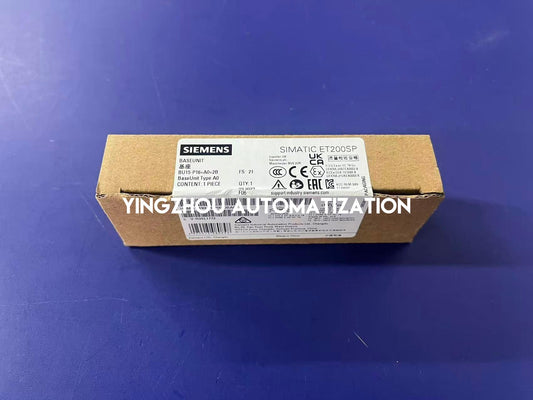 Siemens SIMATIC ET 200SP BaseUnit BU15-P16+A0+2B | Type A0 | 6ES7193-6BP00-0BA0-YingZhou Automatization
