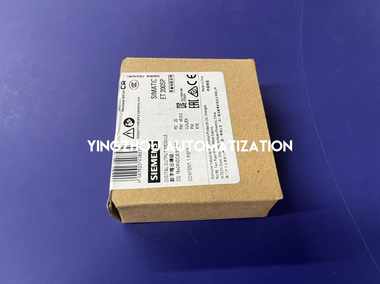Siemens SIMATIC ET 200SP Digital Output Module | 16-Channel 24V DC, 0.5A | 6ES7132-6BH01-0BA0-YingZhou Automatization