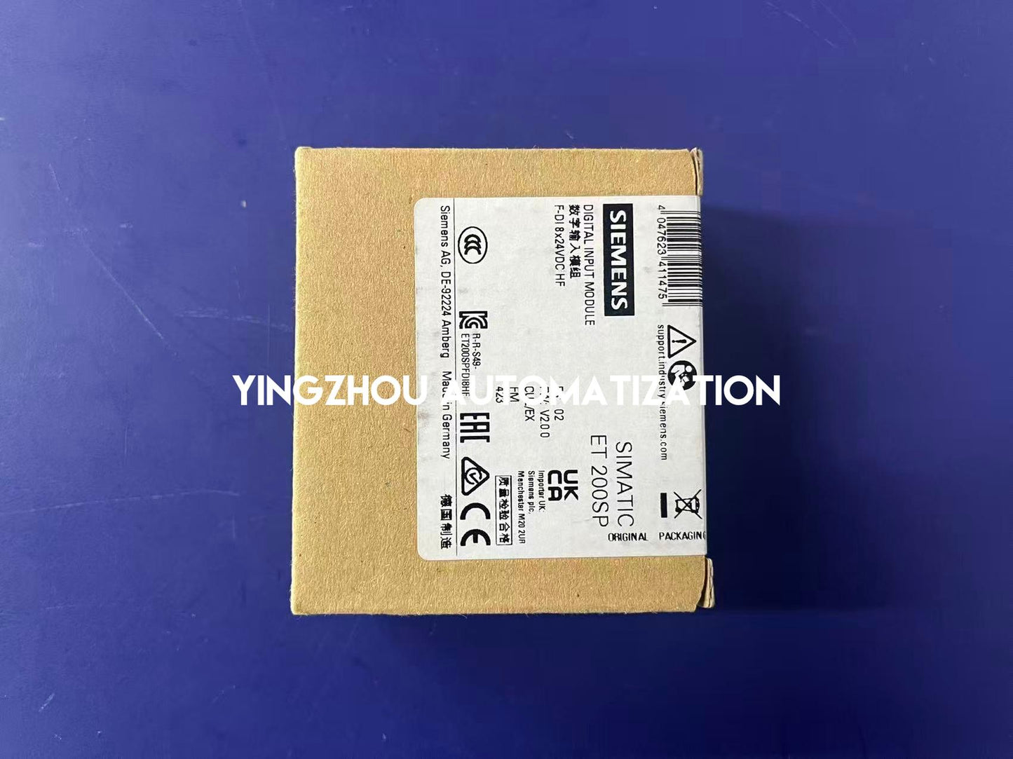 Siemens SIMATIC ET 200SP Failsafe Digital Input | 8 F-DI, 24V DC, SIL 3/PLe | 6ES7136-6BA01-0CA0-YingZhou Automatization