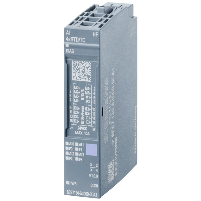 Siemens SIMATIC ET 200SP High Feature AI Module | 4xRTD/TC Precision | 6ES7134-6JD00-0CA1-YingZhou Automatization