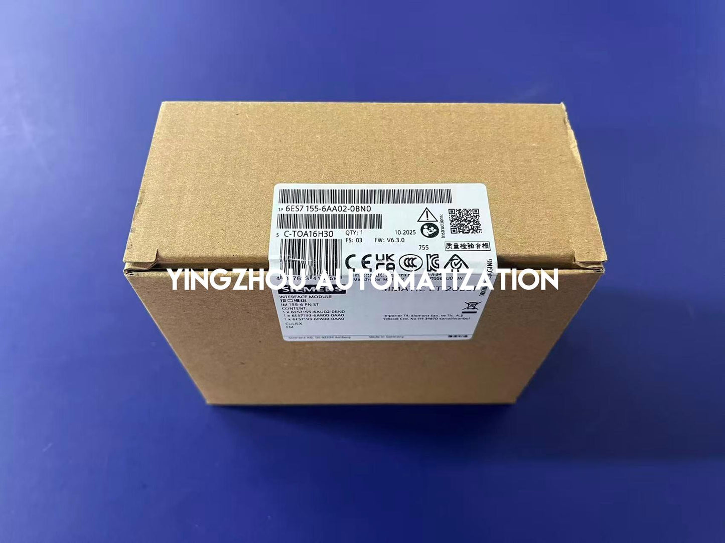 Siemens SIMATIC ET 200SP IM 155-6 PN Basic | PROFINET Interface Module | 6ES7155-6AA02-0BN0-YingZhou Automatization