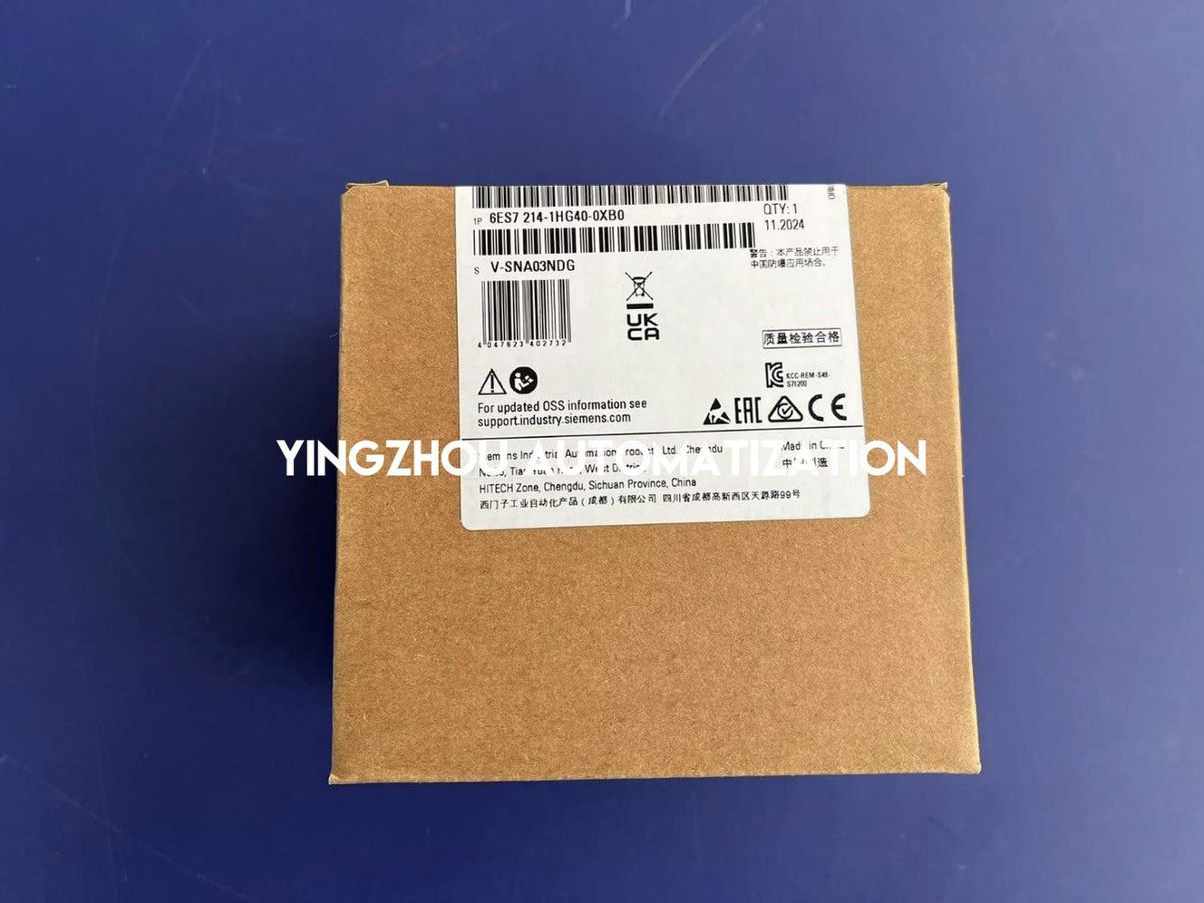 Siemens SIMATIC S7-1200 CPU 1214C | DC/DC/Relay | 6ES7214-1HG40-0XB0-YingZhou Automatization