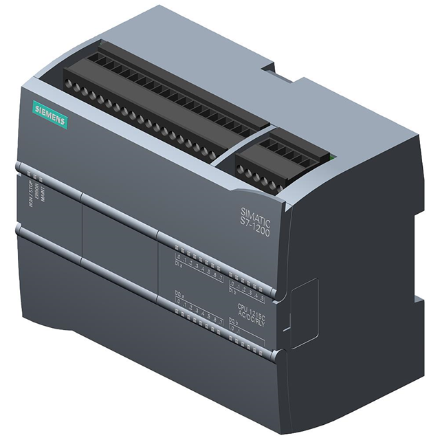 Siemens SIMATIC S7-1200 CPU 1215C | 125 KB | 14 DI / 10 Relay / 2 AI / 2 AQ | 6ES7215-1BG40-0XB0-YingZhou Automatization